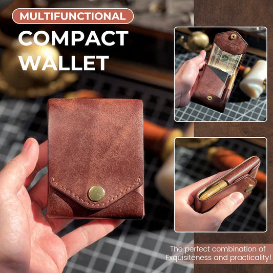 Handmade genuine leather wallet