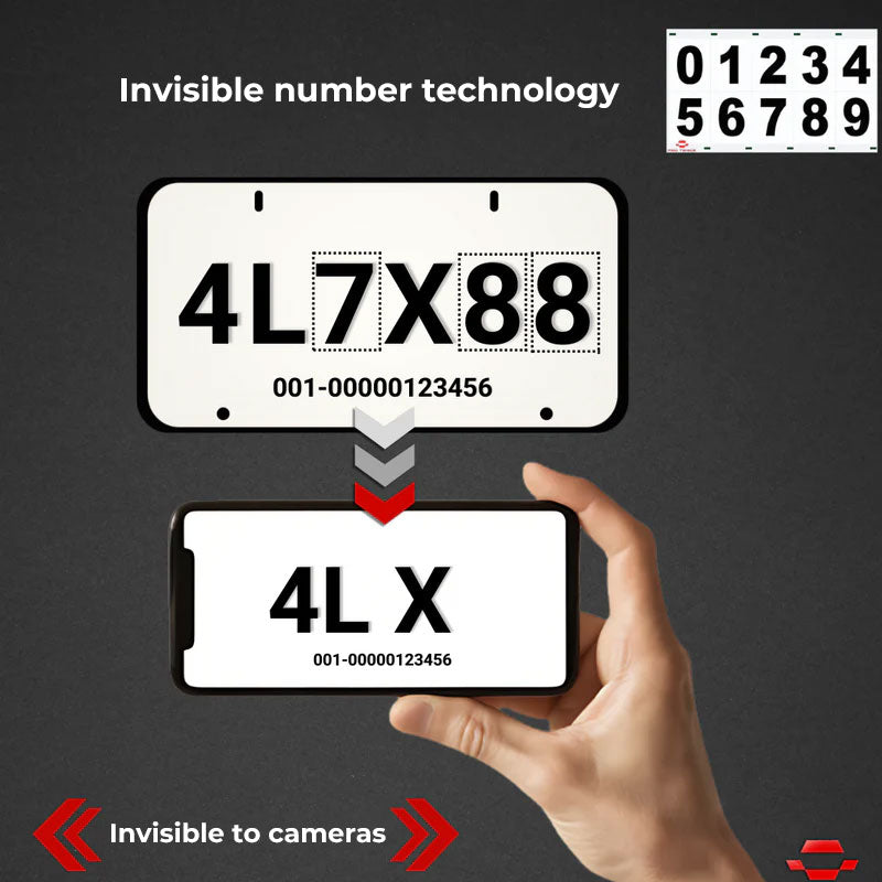 High Temperature Resistant Waterproof Reflective Digital Number Paper