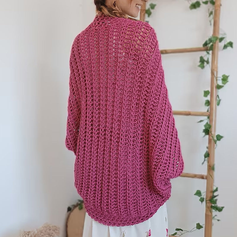 Women's Crochet Cocoon Shrug Boho Shrug